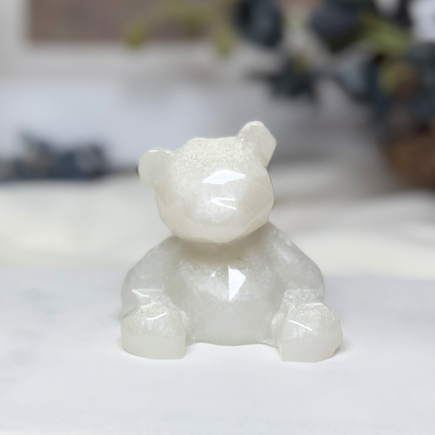 Custom keepsake bear made with breastmilk, perfect for memorials and sentimental gifts.