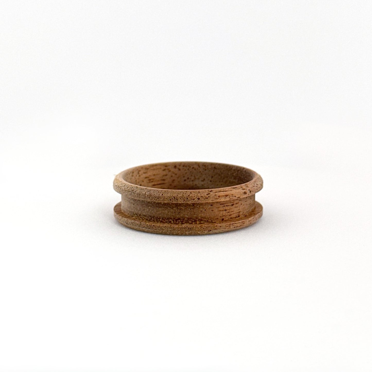 The Woodford Ring made from authentic Hawaiian Koa Wood with a 4mm inlay.